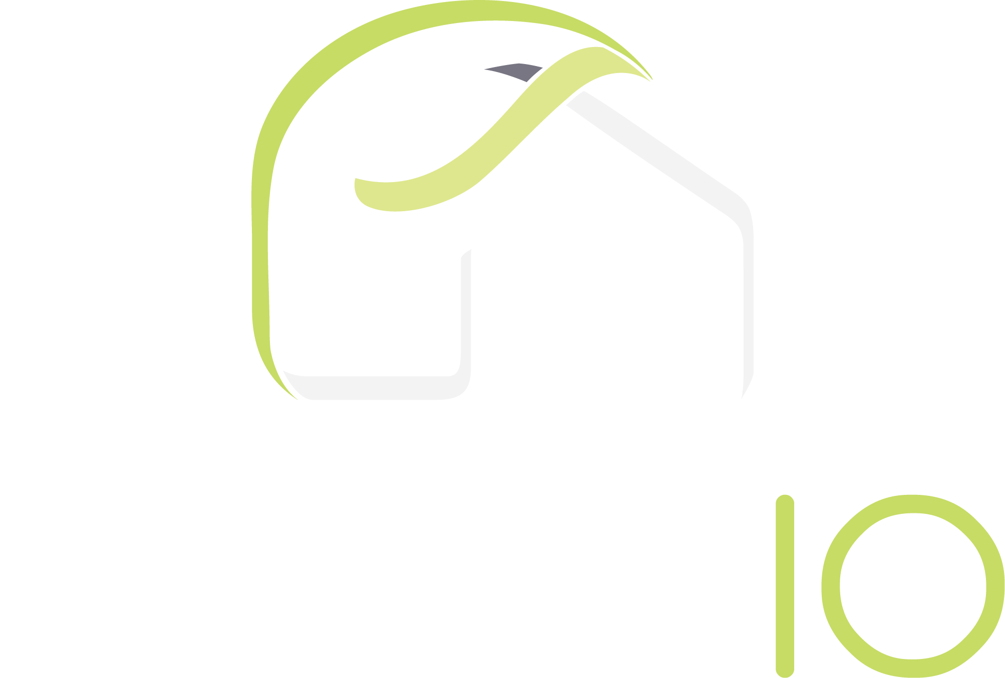 Greenio logo no strap white@2x